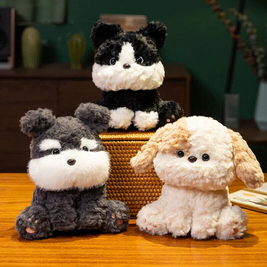 Kawaii Plüsch Welpen Spielzeug Schnauzer Puppen