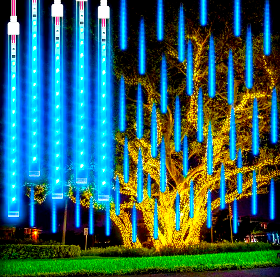 Meteor Tropflichter LED Outdoor Weihnachten Regentropfen Licht 8 Stück wasserfes