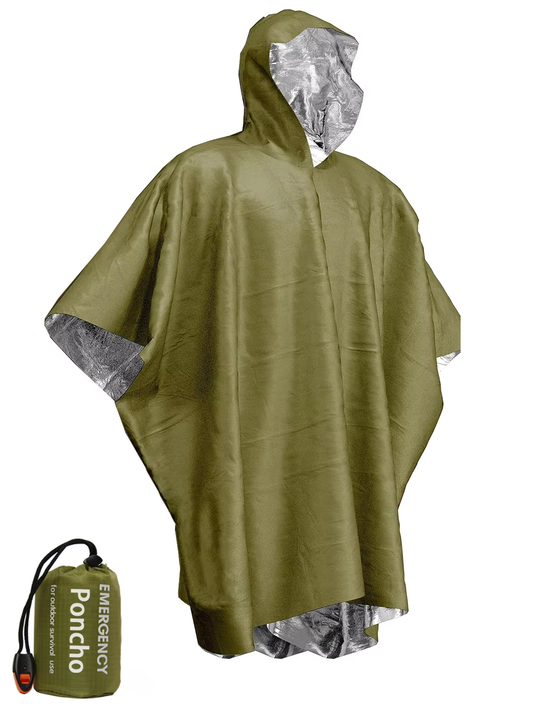 Regenmantel Regen Außenbereich Kapuze wasserdichtes Regenponcho Camping Wandern