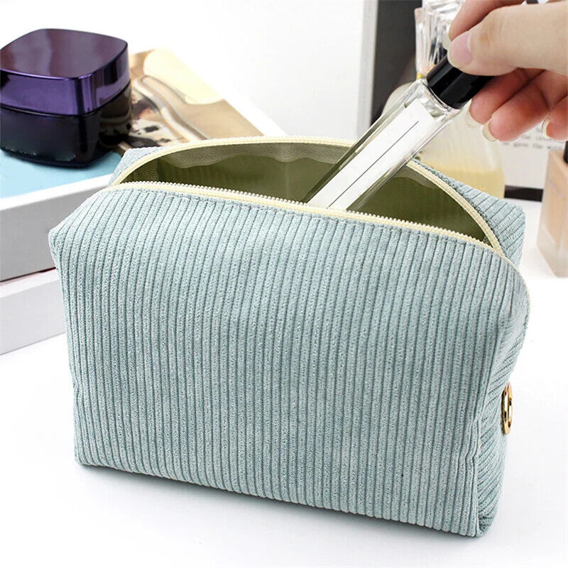 HABO Cord Kosmetik Beutel Make Up Waschtasche Kultur Tasche Geldbörse Frauen