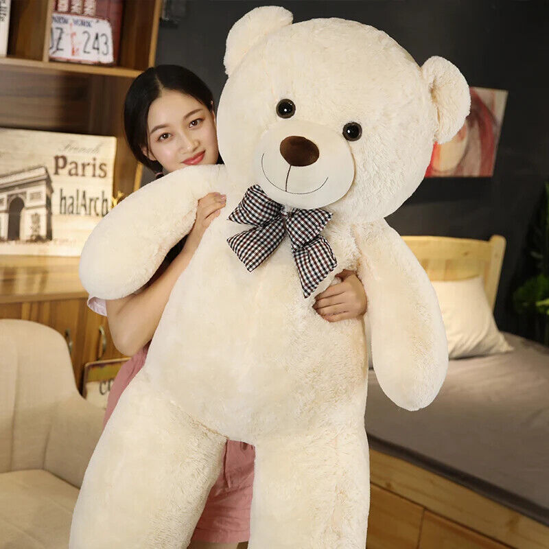 Teddybär 105Cm groß Stofftier niedlicher weicher Teddybär Plüschtier Kuscheltier