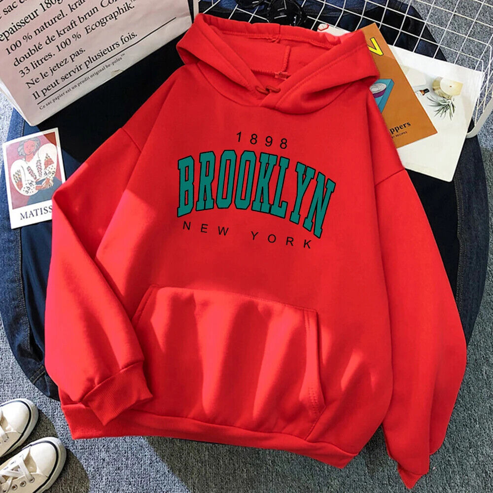 HABO Brooklyn Hoodie Männer Damen Kinder Sweatshirt New York Retro Streetwear 