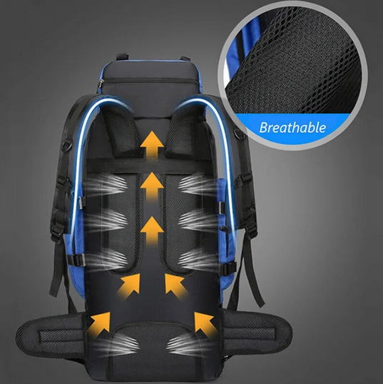 Rucksack 90L 90 Liter Reiserucksack Wanderrucksack leicht bequem Outoor