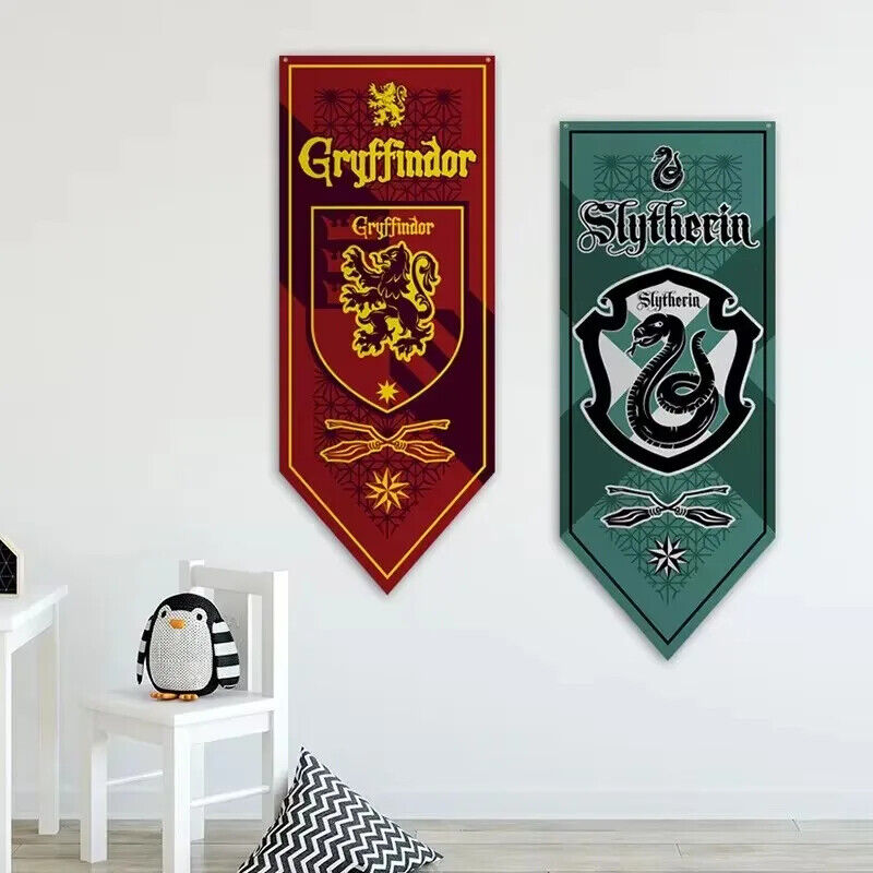 Harald Potter Hogwarts Flaggen 40x120cm Zauber Film Dekoration Geschenk Party