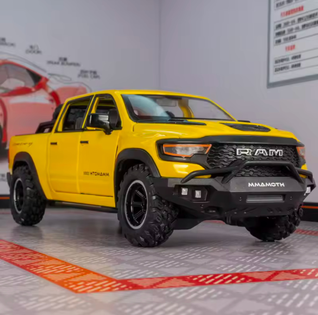 Dodge Mammoth 1000 TRX Pickup Modellauto Sammlerstück Spielzeug Maßstab 1:32
