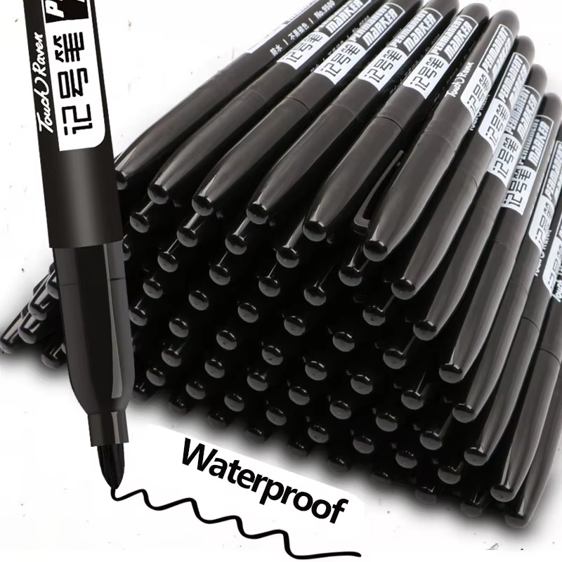 HABO 6-teiliger Permanentmarker Set für Zeichnungen Wasserdichte Tinte