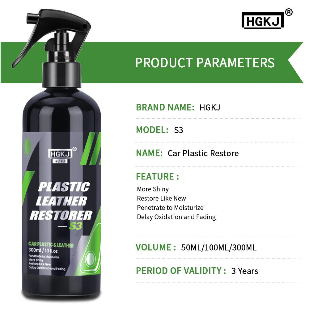 HABO Autokunststoff Leder Restaurator Spray – Polish & Reiniger für mehr Glanz