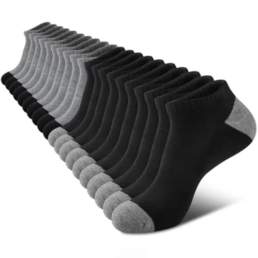 HABO 10 Paar Hochwertige Sport-Fitness-Laufsocken Atmungsaktive Kurze Socken