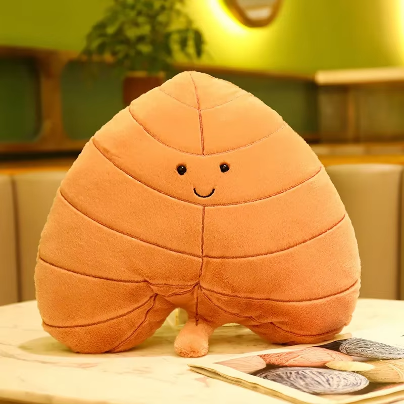 HABO Ahorn Blatt Plüsch Kissen Kanada Baum Blatt Geschenk Riesig Orange Herbst