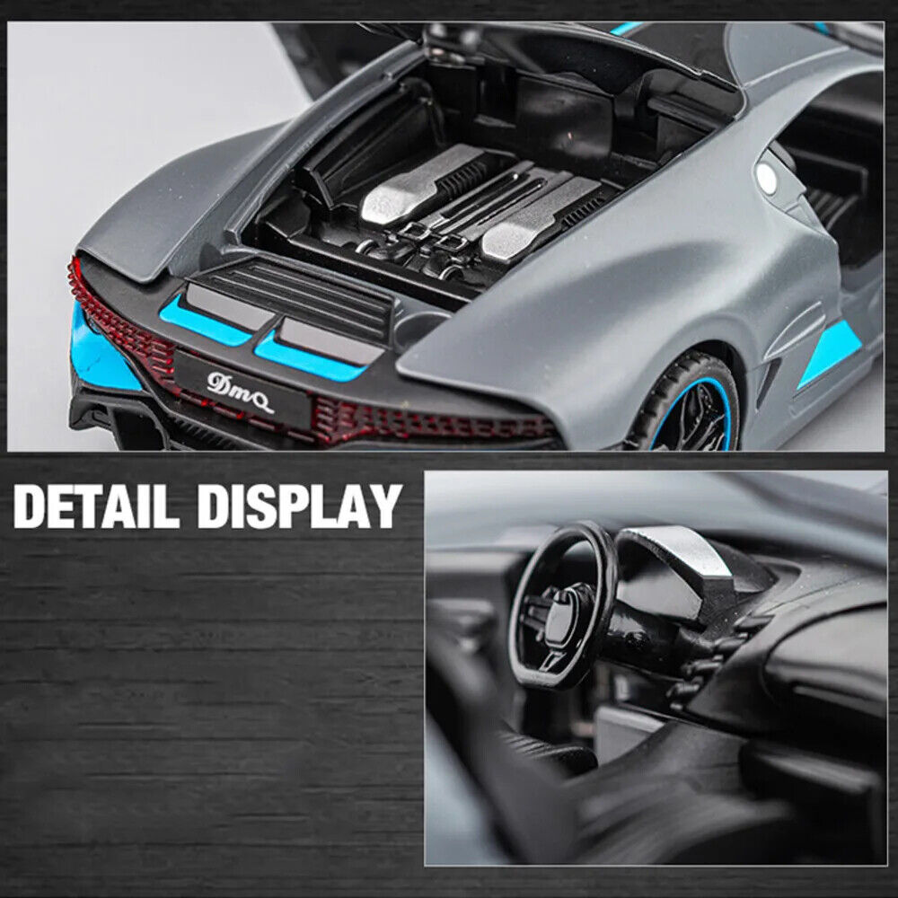 Bugatti Divo Modellauto Spielzeug für Kinder und Sammler Maßstab 1/32 Geschenk