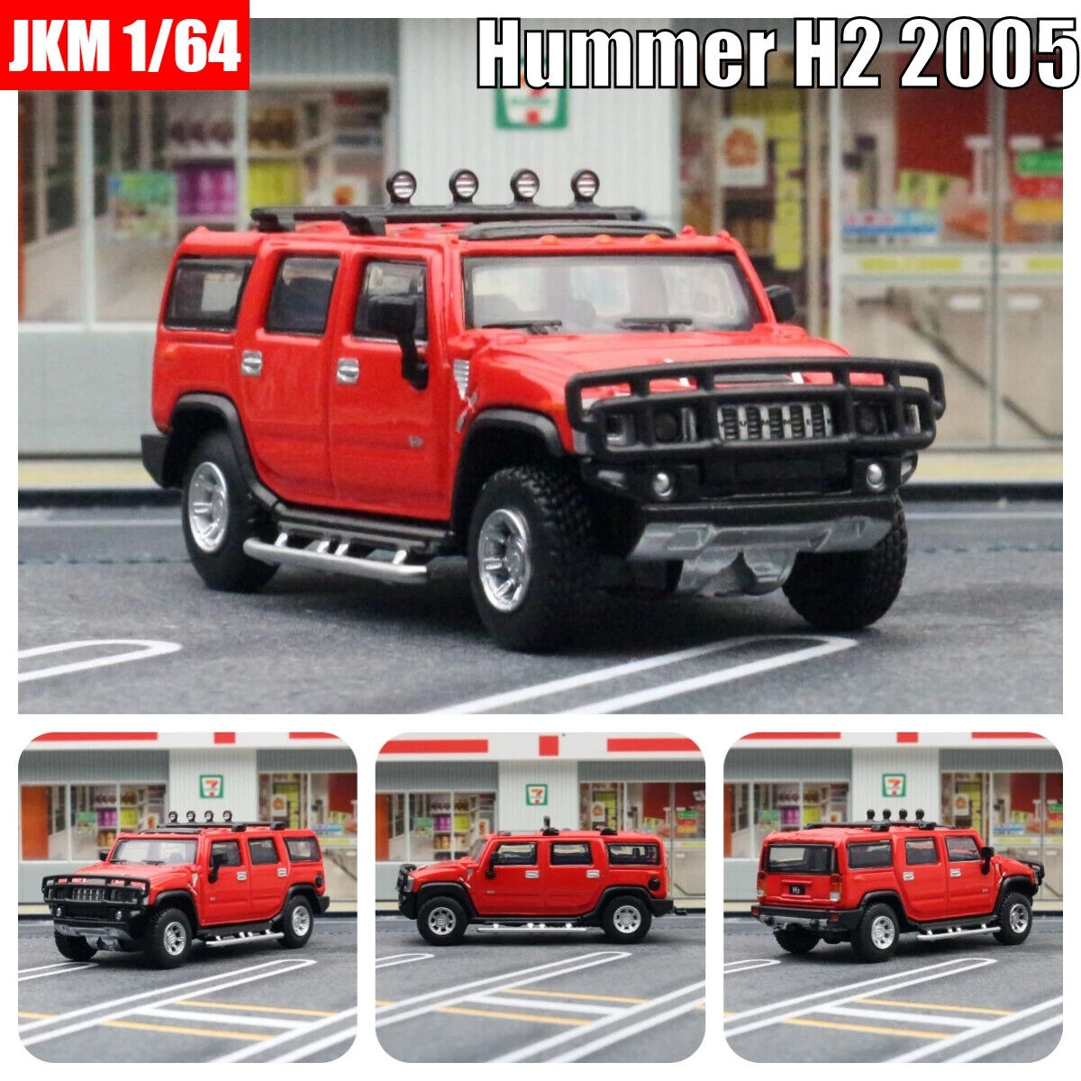 HABO 1:64 Hummer H2 Miniatur Modell Nachbildung SUV Sammeln Auto Amerikanisch