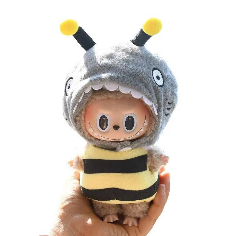 Puppenkleider für 17 cm Baumwoll-Idolpuppen – Prinzessinnenkleid und Overalls