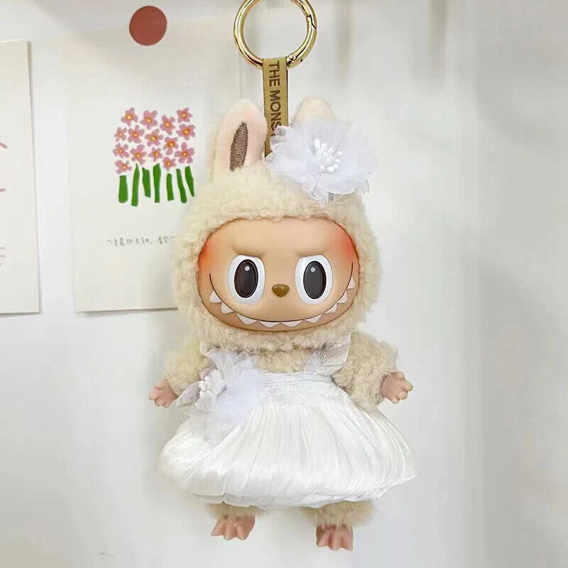 Puppenkleider für 17 cm Baumwoll-Idolpuppen – Prinzessinnenkleid und Overalls