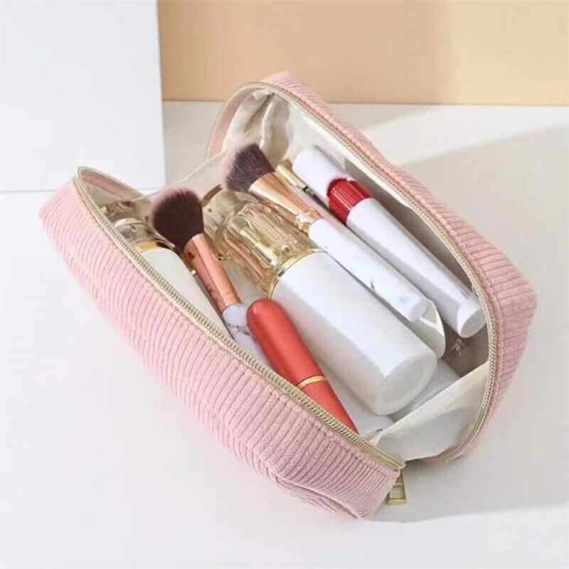 HABO Cord Kosmetik Beutel Make Up Waschtasche Kultur Tasche Geldbörse Frauen