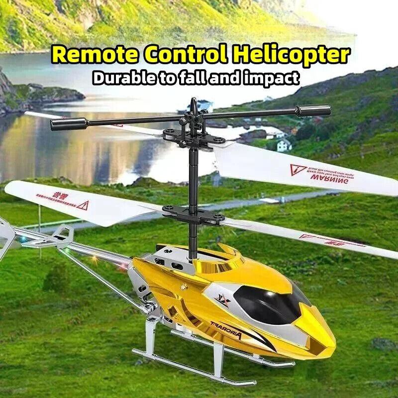 RC Hubschrauber Mit Licht ferngesteuerter Helikopter Fliegendes Kinderspielzeug 