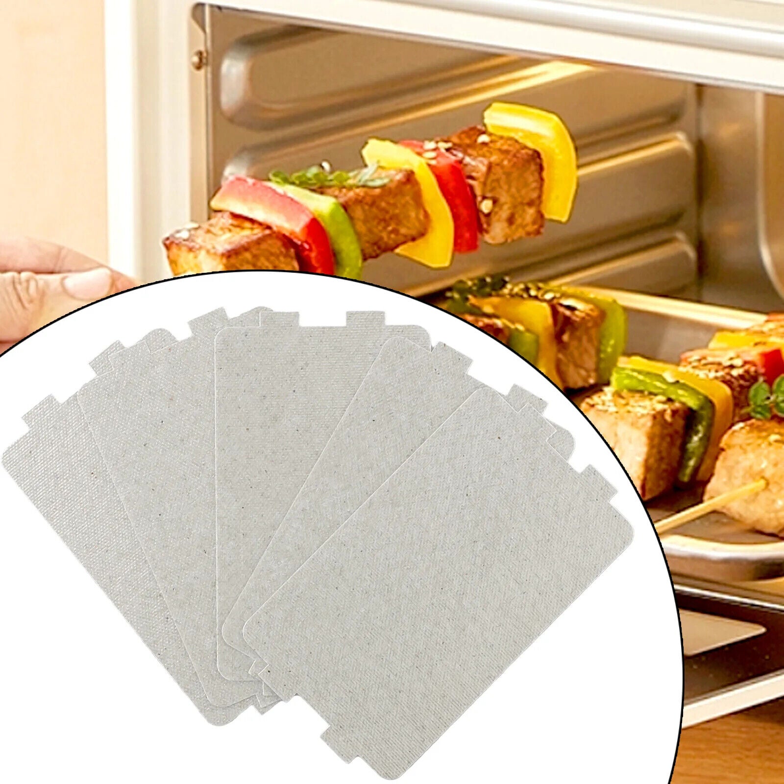 HABO Universal Mikrowellen-Glimmerblatt Abdeckblech für Mikrowelle Küchenzubehör