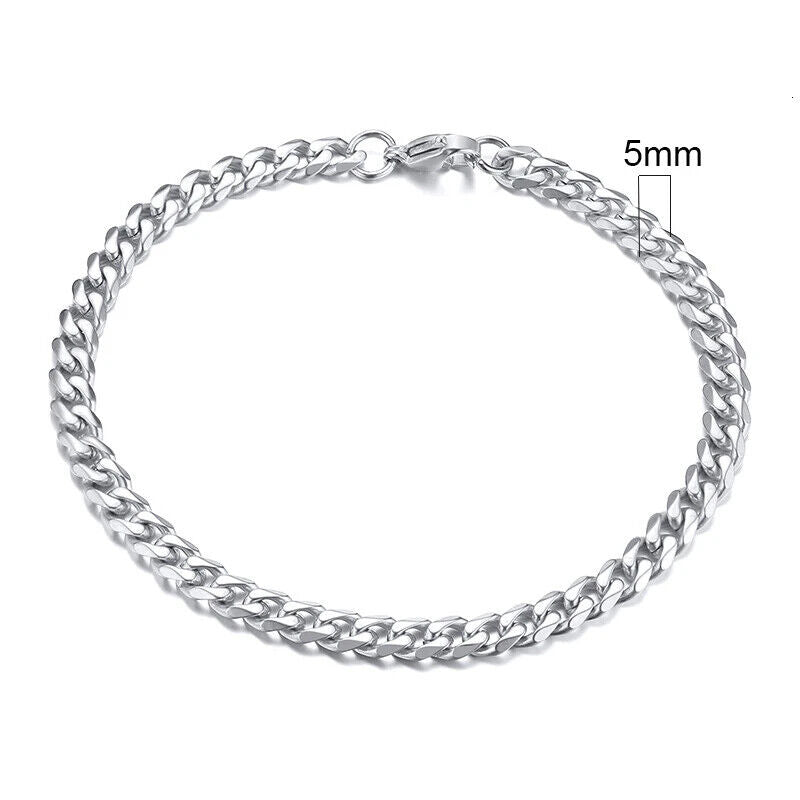 HABO 3–11 Mm Gold / Silber Armband Herren Casual Dick Kette Edelstahl Geschenk