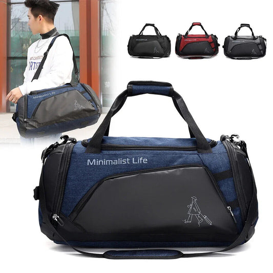 HABO Wasserdichte Nylon Sporttaschen  Yoga Fitness Handtasche für Männer Frauen