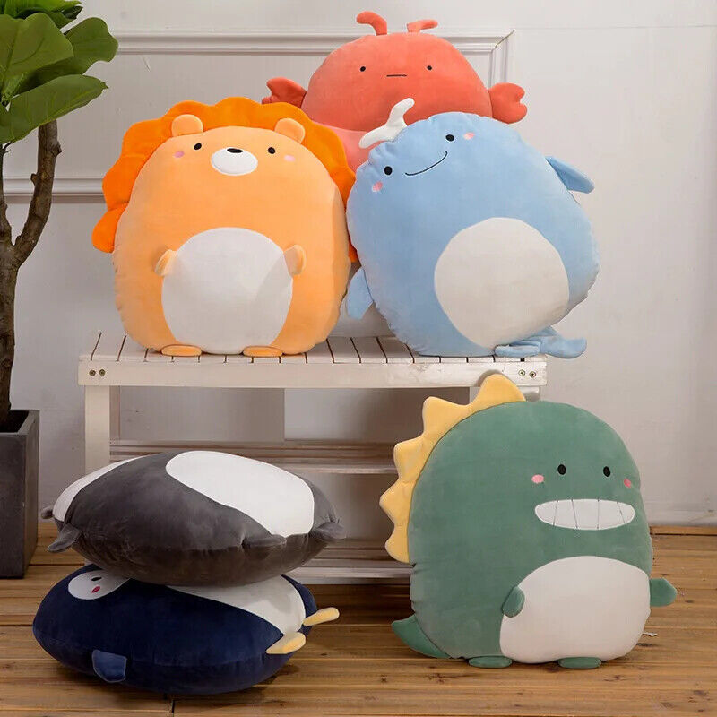 Niedliches 40 cm Plüsch Ozean Tier Spielzeug – Wal, Hummer, Pinguin & Löwe