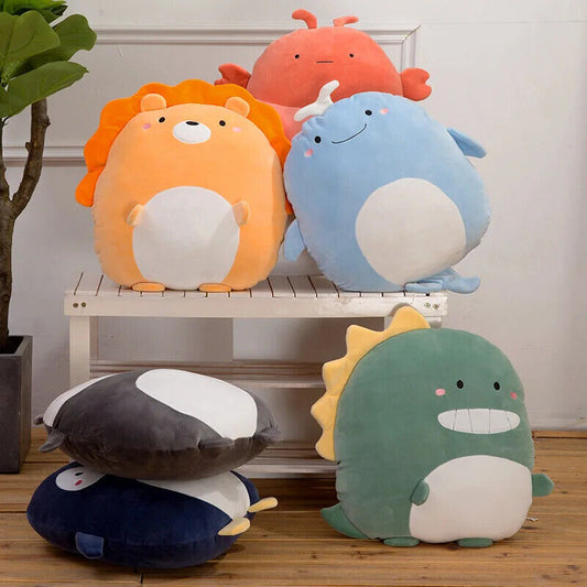 Niedliches 40 cm Plüsch Ozean Tier Spielzeug – Wal, Hummer, Pinguin & Löwe