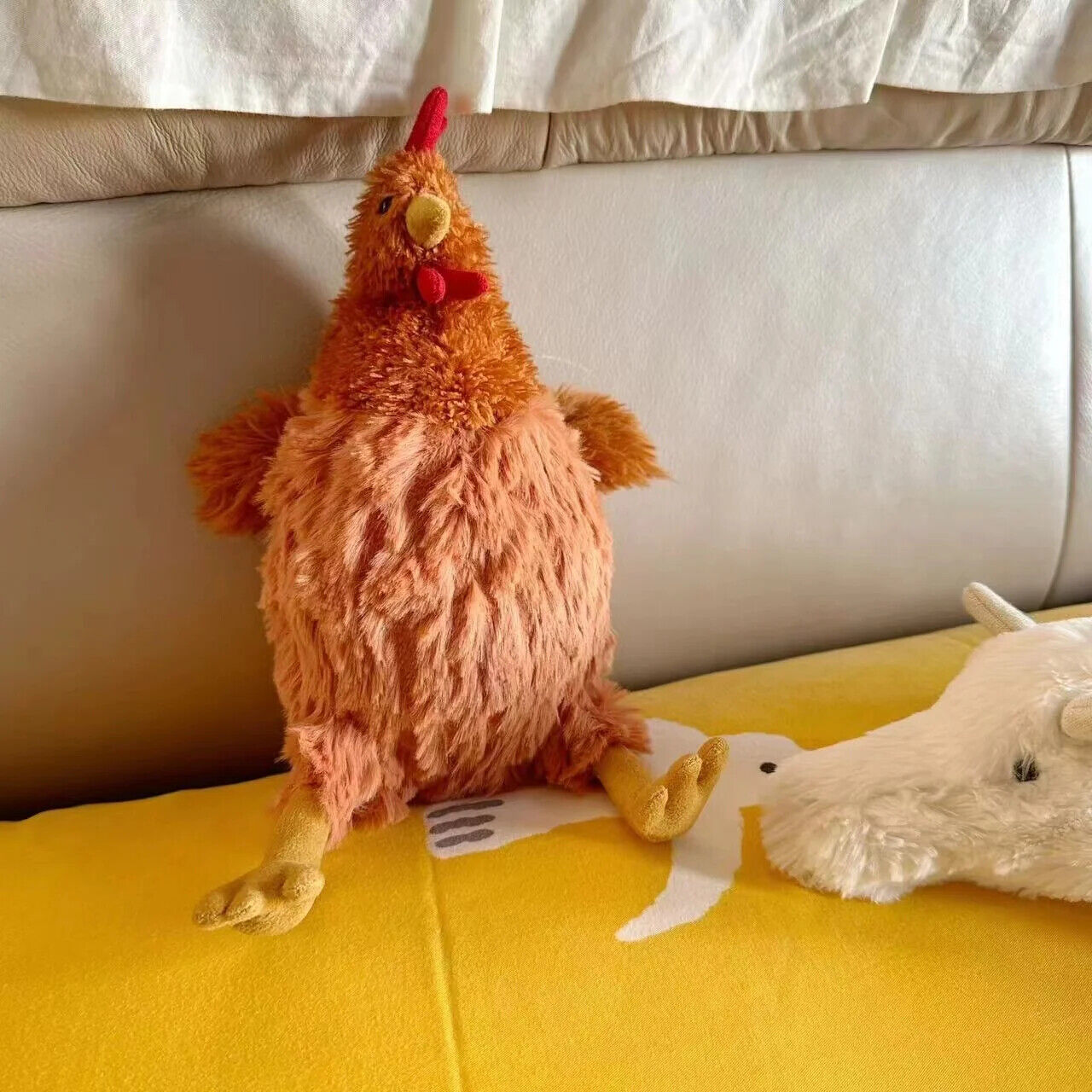Huhn Henne Kuscheltier Plüschtier Kissen Spielzeug Hahn Kinder Geschenk