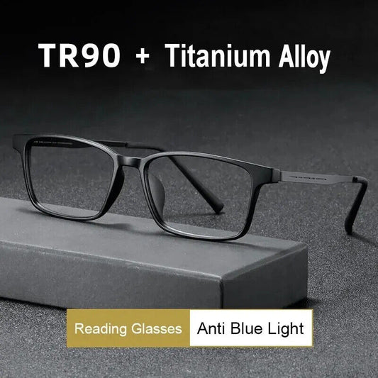 HABO Blau Licht Blockierende Lesebrille Ultraleicht mit TR90 Titan