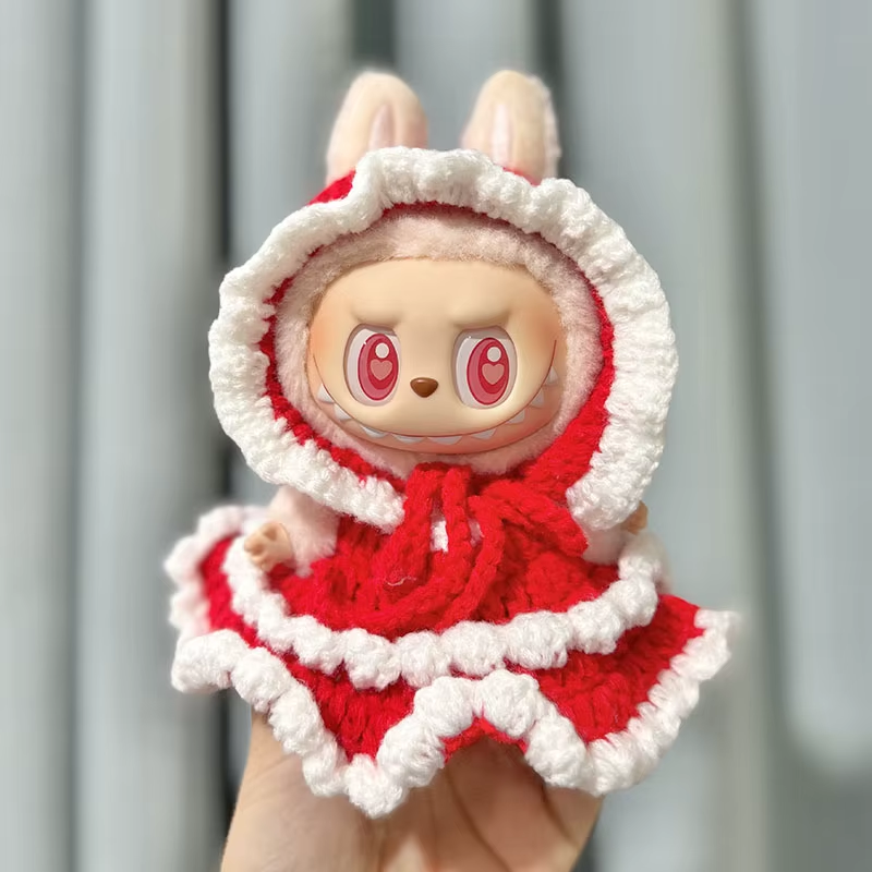 Mini Plüsch Puppe Kleidung Outfit Geschenk für Mädchen 