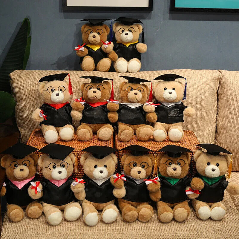 Absolvent Dr. Bär Plüsch Tier Teddybär  Spielzeug Geschenk Für Kind und Erwachse