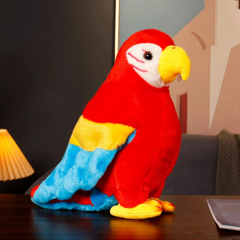 Lebensechte Papagei Plüsch Tier VogelTier Geschenk Für Kinder 