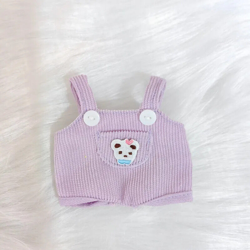 Puppenkleider für 17 cm Baumwoll-Idolpuppen – Prinzessinnenkleid und Overalls