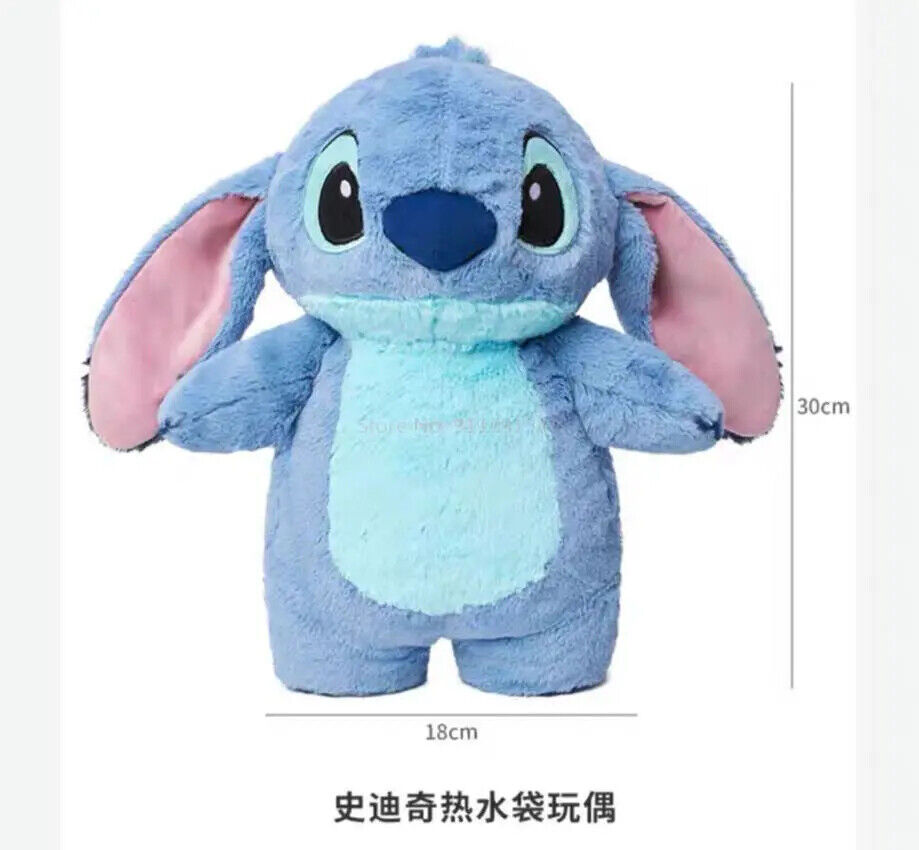 Lilou & Stitch Spielzeug Blauer Hase/Bär Kuscheltier Plüschtier Wärmeflasche