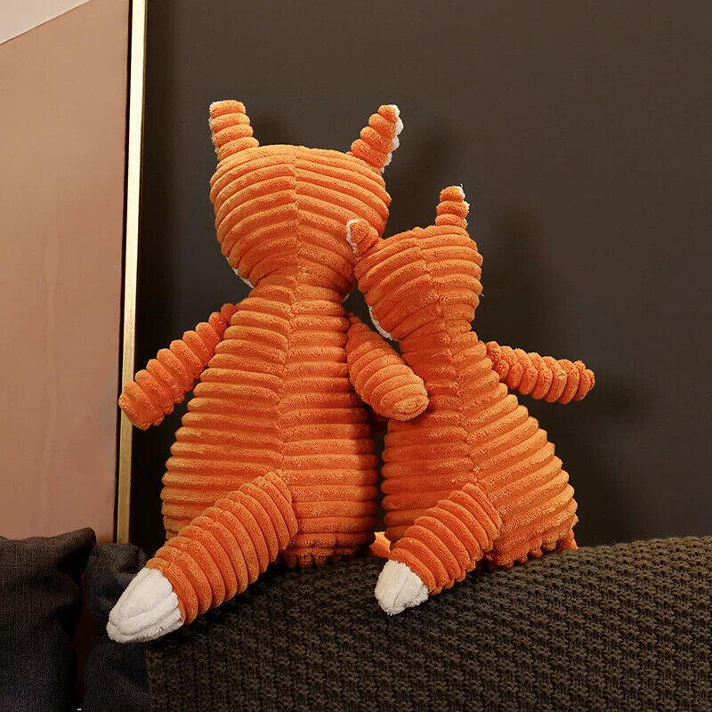 HABO 35/45/65 cm Fuchs Kuscheltier Riesig Stofftier Kinder Geschenk Orange 