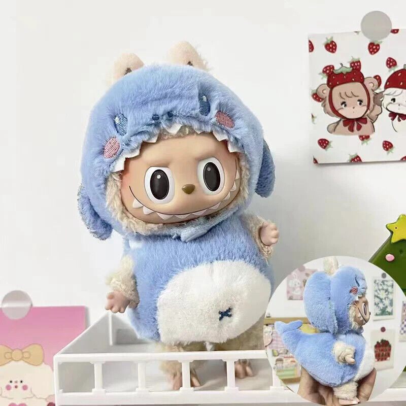 Puppenkleider für 17 cm Baumwoll-Idolpuppen – Prinzessinnenkleid und Overalls