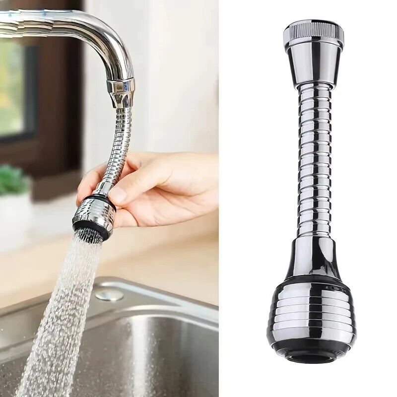 HABO 360-Grad Wasserhahn Anti-Spritzschutz – Universelle Rotierende Filterdüse