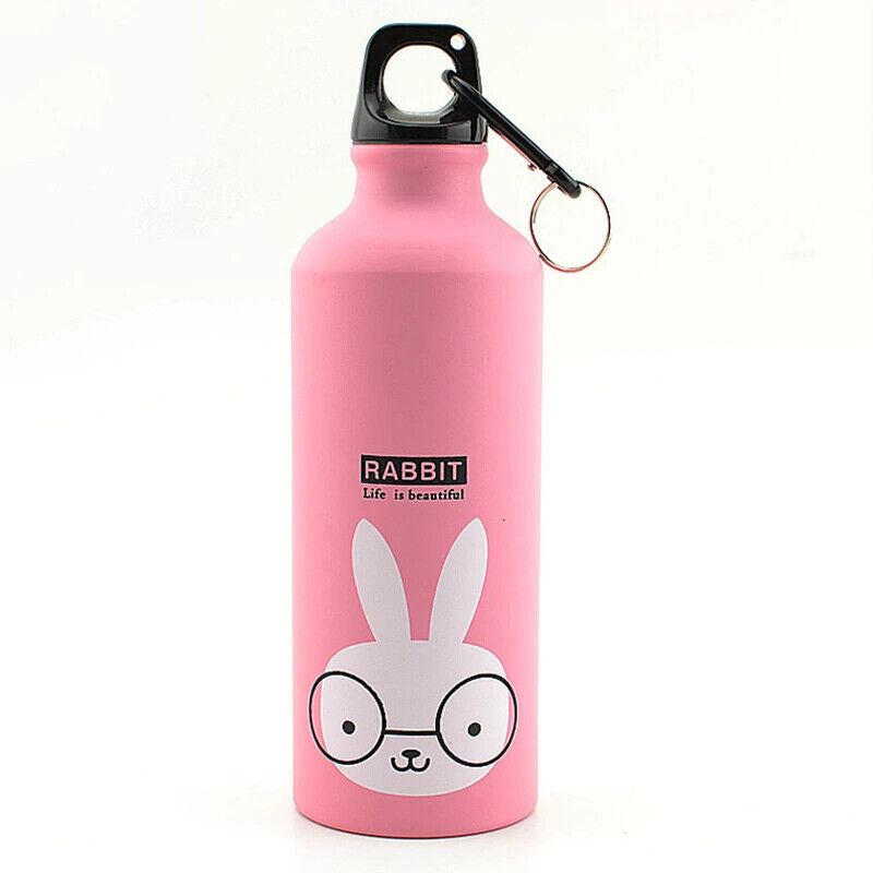 Wasserflasche aus Aluminium mit niedlichem Tier Design für Kinder 500Ml Schule