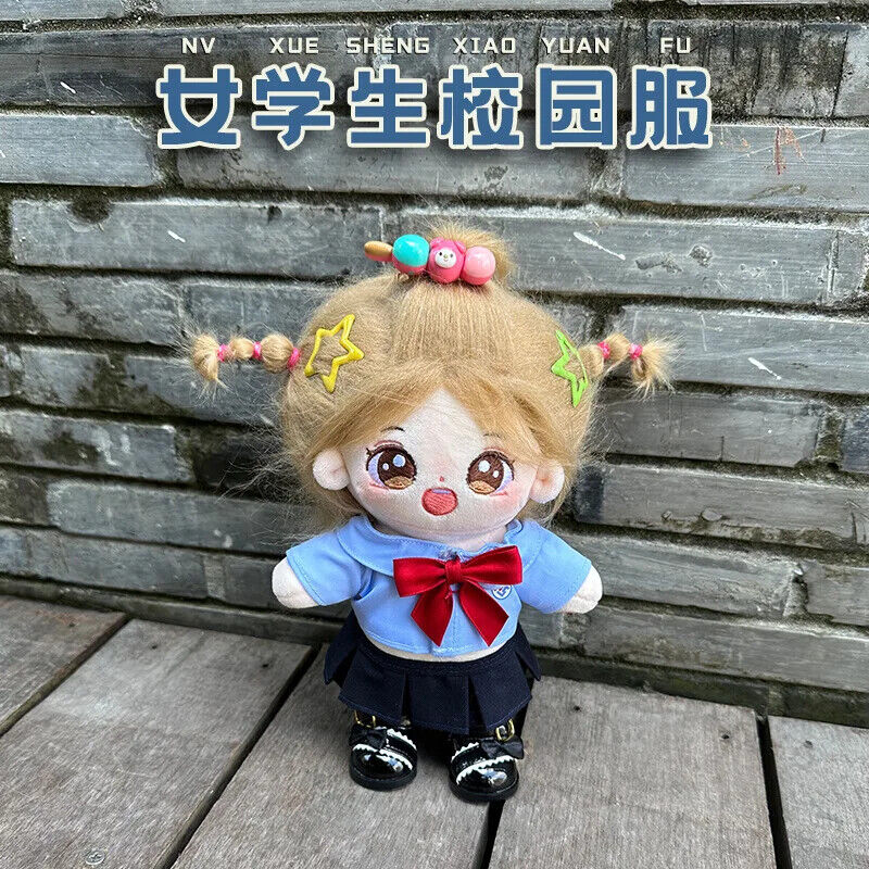 Set mit Puppenkleidung für 20 cm Idol-Puppen – Niedlicher Studentenanzug und JK-