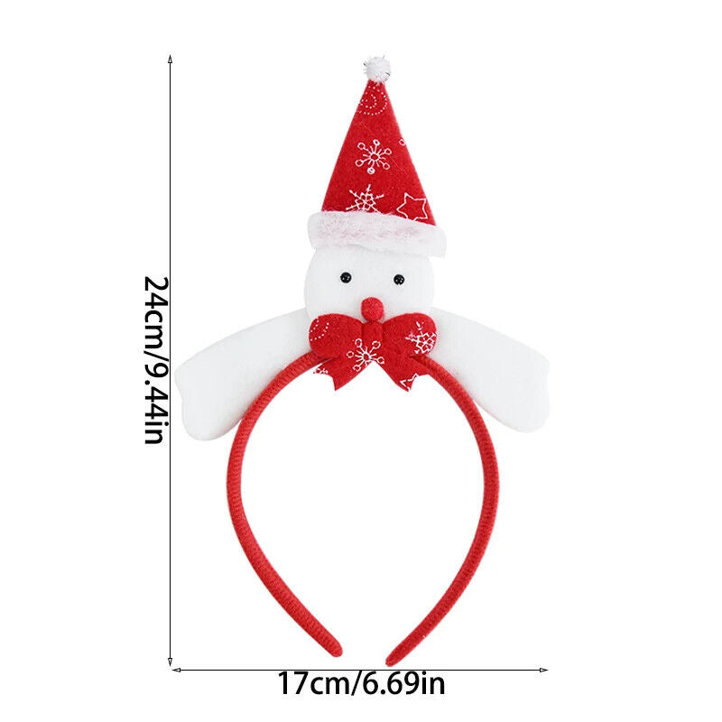 Weihnachten Stirnband Dekoration Weihnachtsmann Lustig Elch Xmax Baum Haarschmuc