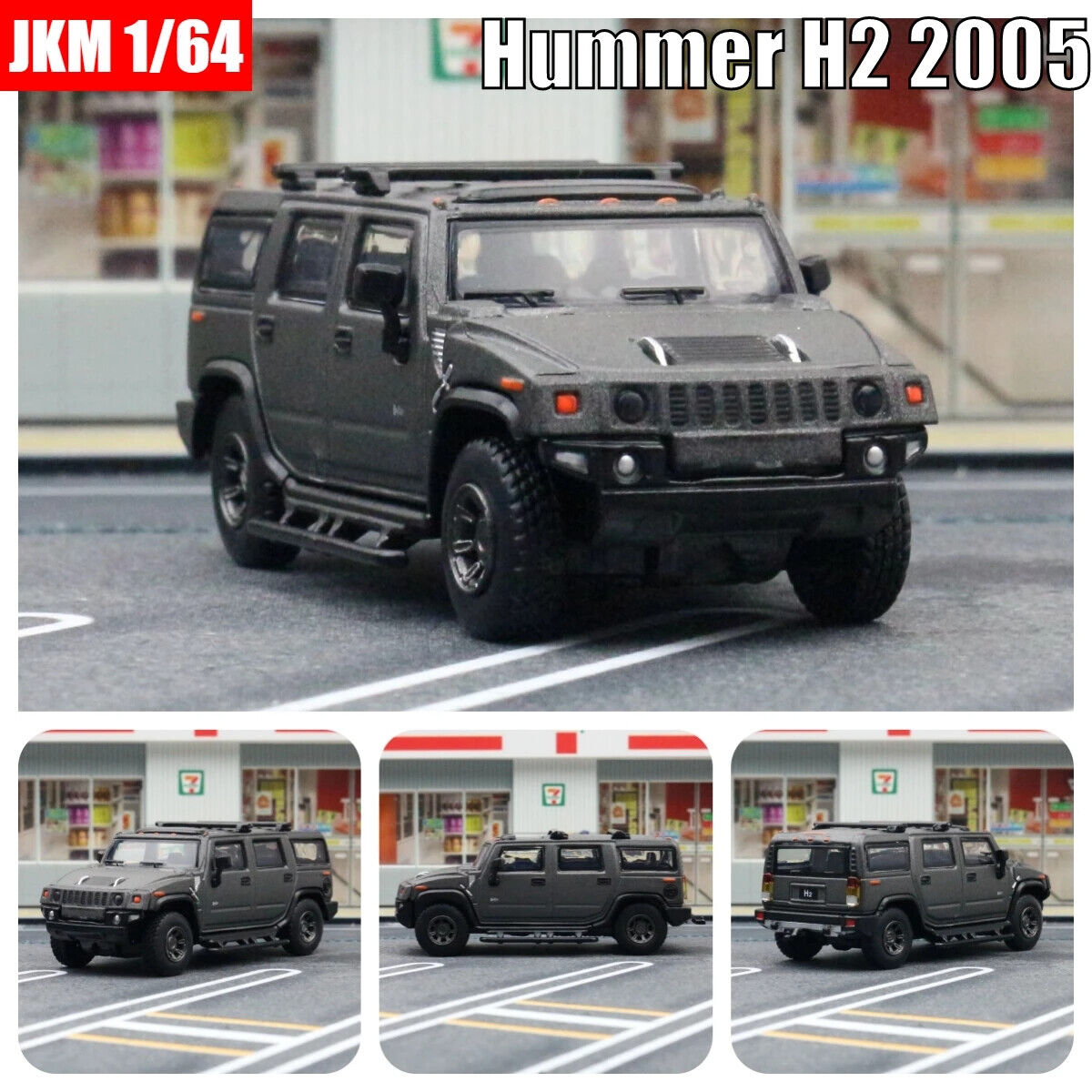 HABO 1:64 Hummer H2 Miniatur Modell Nachbildung SUV Sammeln Auto Amerikanisch