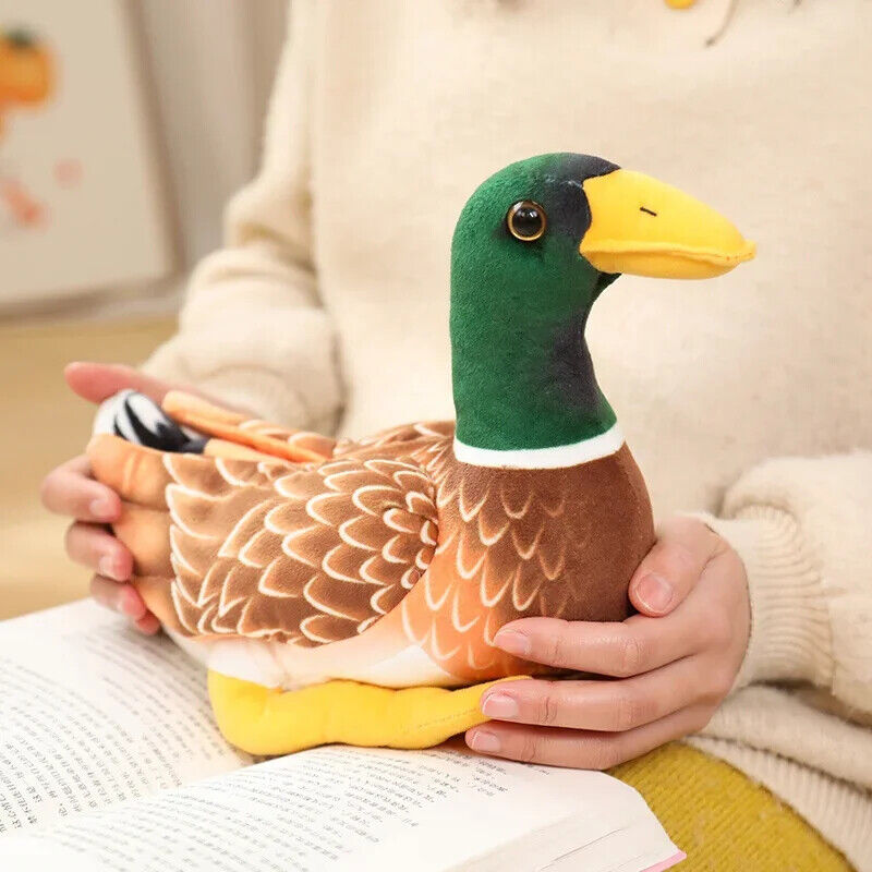 HABO 29Cm Ente Plüschtier Realistisch Kuscheltier Schwimmen Geschenk Kinder