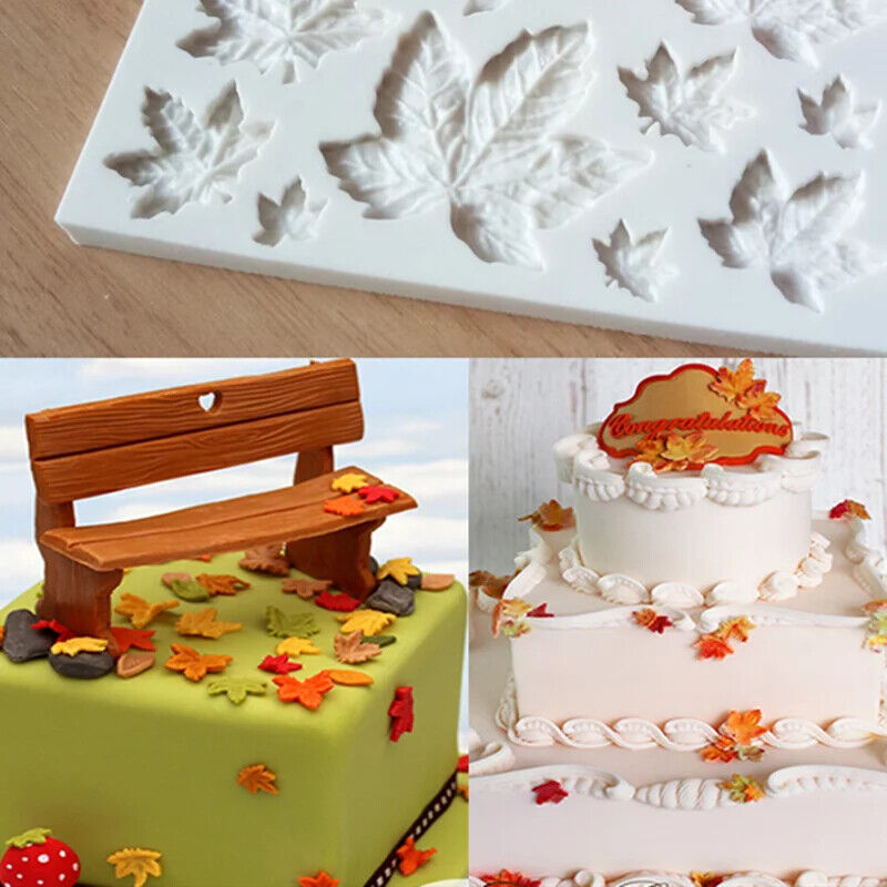 HABO Blatt Silikon Form Ahorn Kanada Geschenk Kuchen Backen DIY Schokolade Kind
