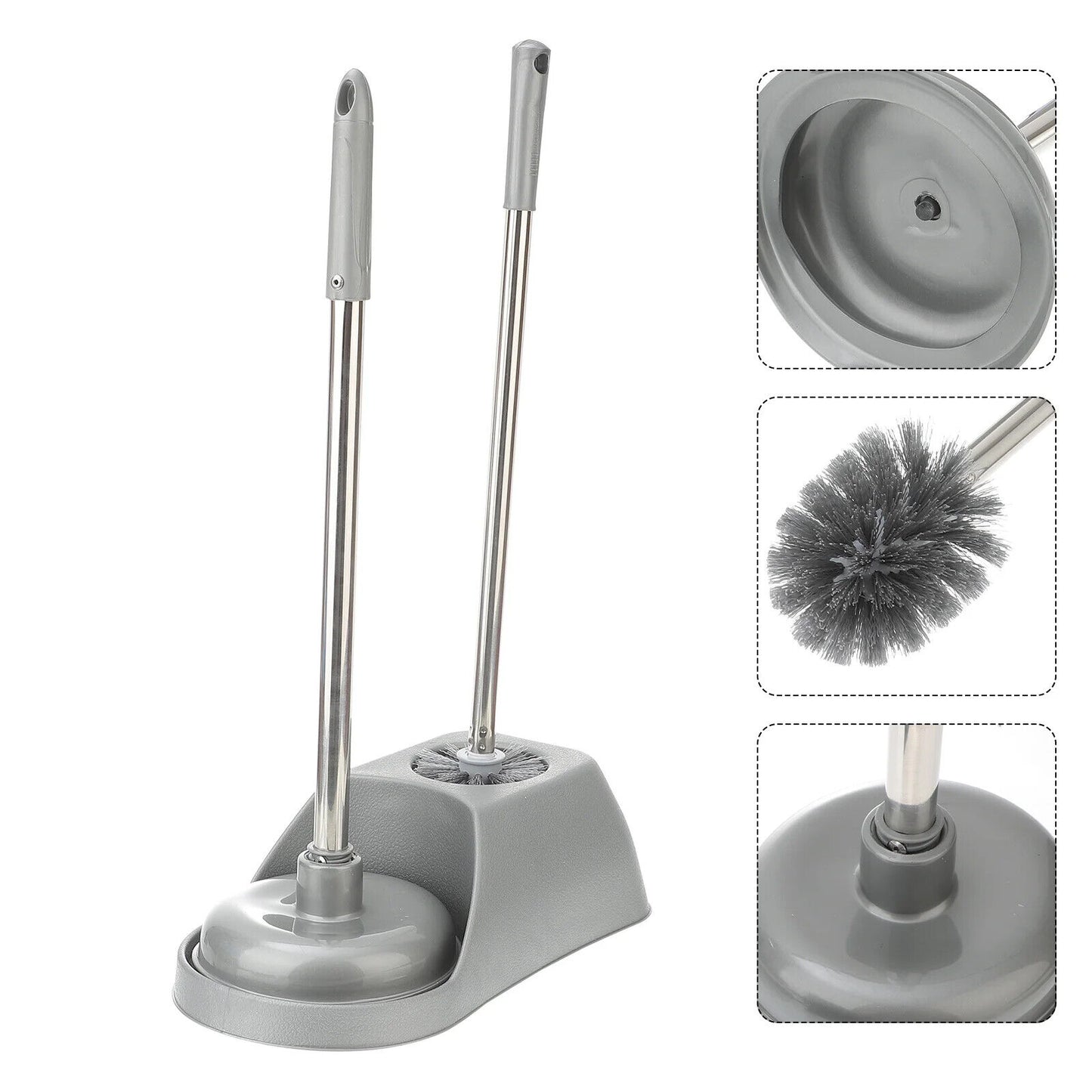 Toilettenpömpel Sauger Toilettenbürste Halterung Badezimmer Reinigungszubehör
