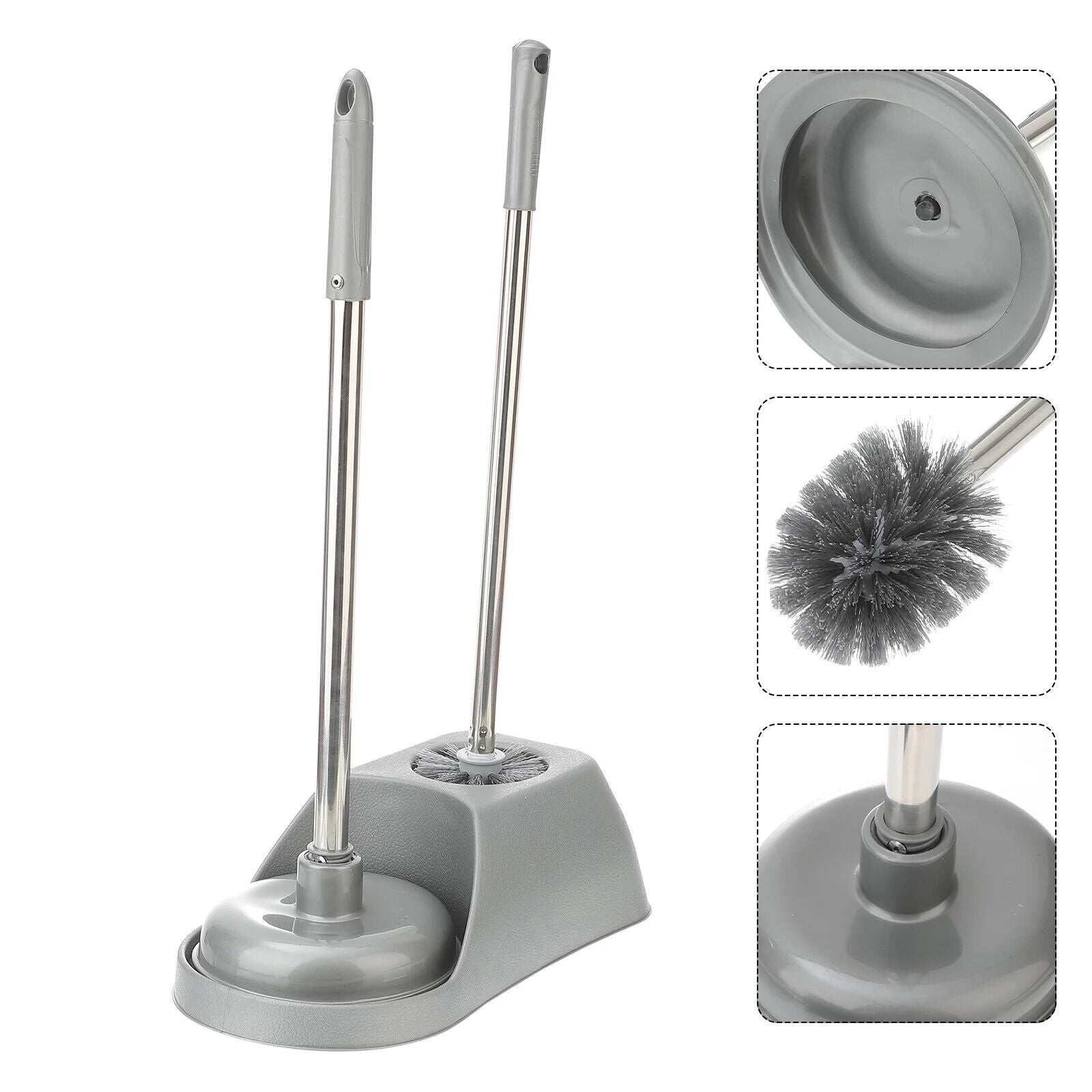 Toilettenpömpel Sauger Toilettenbürste Halterung Badezimmer Reinigungszubehör