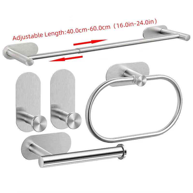 HABO Badezimmer-Hardware-Set aus Edelstahl 304 Gebürstetes Nickel Handtuchhalter
