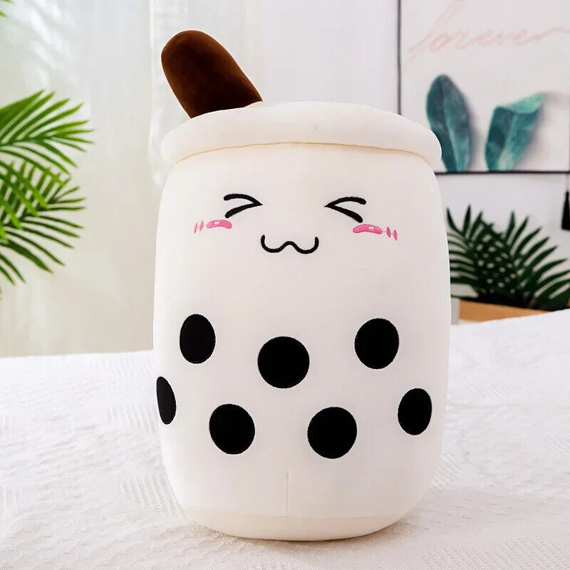 Bubble Tea Plüschtier Kuscheltier Boba Stofftier Niedlich weich Kinder Geschenk
