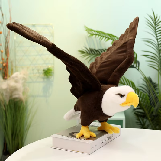 HABO 60/90Cm Adler Kuscheltier Plüschtier Realistisch Deutschland Puppe Riesig