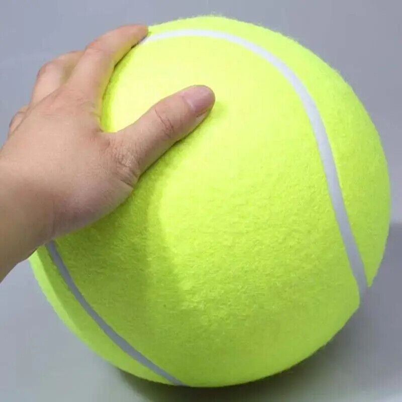 Hundespielzeug Tennis Ball Riesen Ball für Hunde zum Kauen und Werfen Plüschball