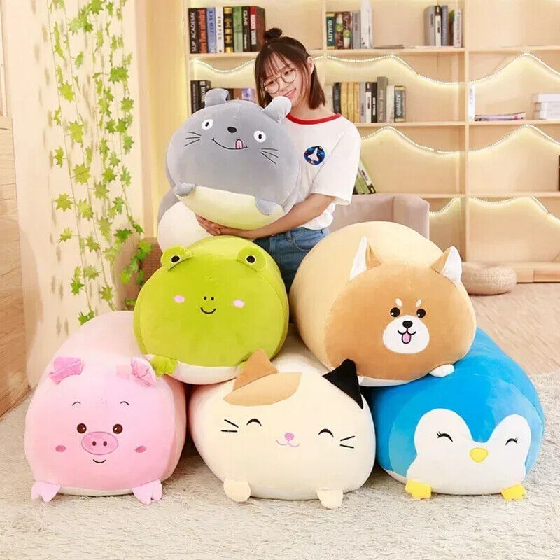 Süße Tiere Hund Katze Pinguin Frosch etc. Plüschtier Kuscheltier Weich Geschenk