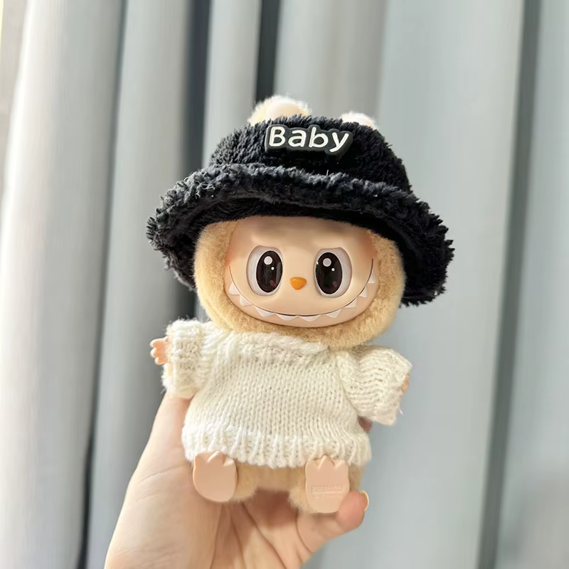 Mini Plüsch Puppe Kleidung Outfit Geschenk für Mädchen 