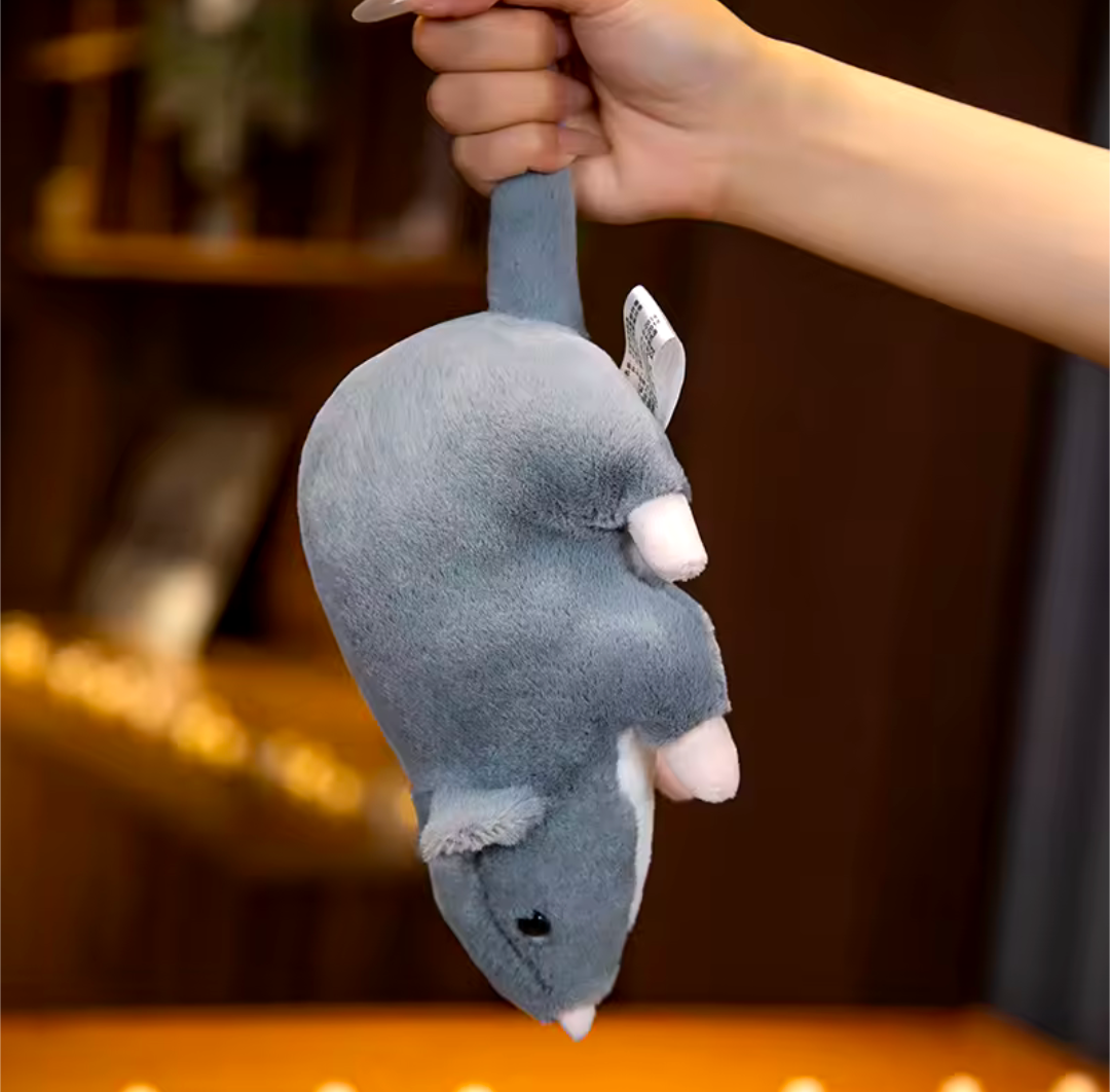 Maus Spitzmaus Kuscheltier Plüschtier Spielzeug für Kinder 32cm Ratte süß
