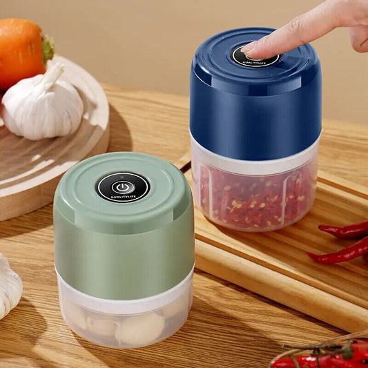 HABO Elektrischer Gemüse Zerkleinerer Knoblauch Häcksler Gemüse Zwiebel Kochen